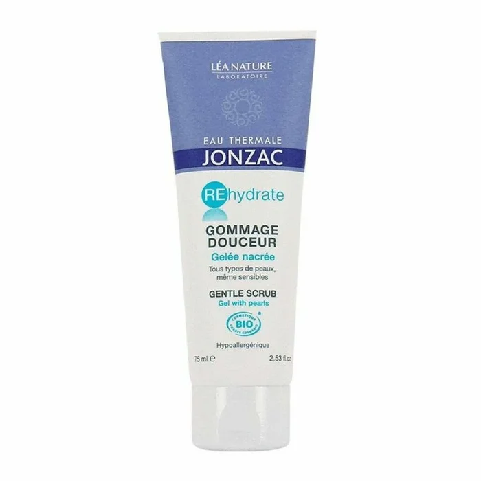 EAU THERMALE JONZAC Gommage Douceur Réhydrate 75 ml – Lot de 2- Cosmétique Bio