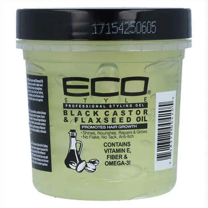 Eco Styler – Gel profesional de ricino y aceite de linaza, 236 ml