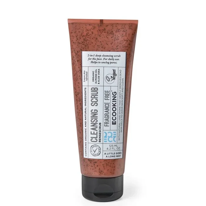Ecooking, face scrub, cleansing scrub, for face, 125 ml