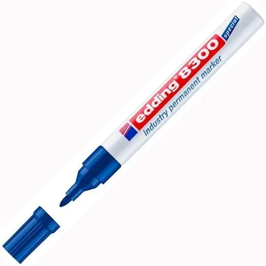 Edding 8300 marcador permanente Punta redonda Azul
