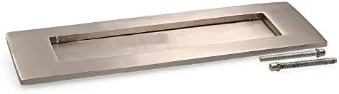 EDM – Placa buzón niquel mate 100x305mm – EDM 85588