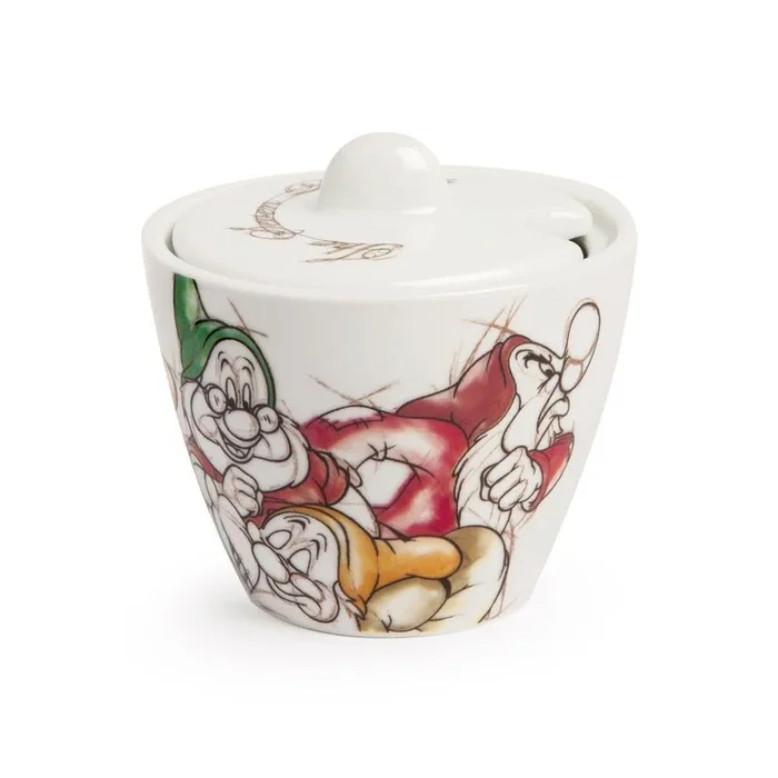 Egan Azucarero pequeño de porcelana marfil