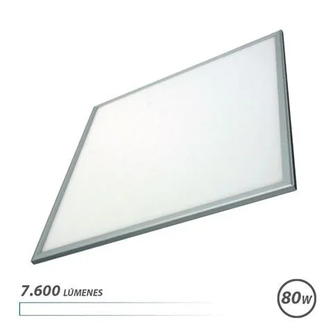 Elbat panel led 60×60 80w 7600lm – luz blanca – alto brillo – ahorro de energia – facil instalacion