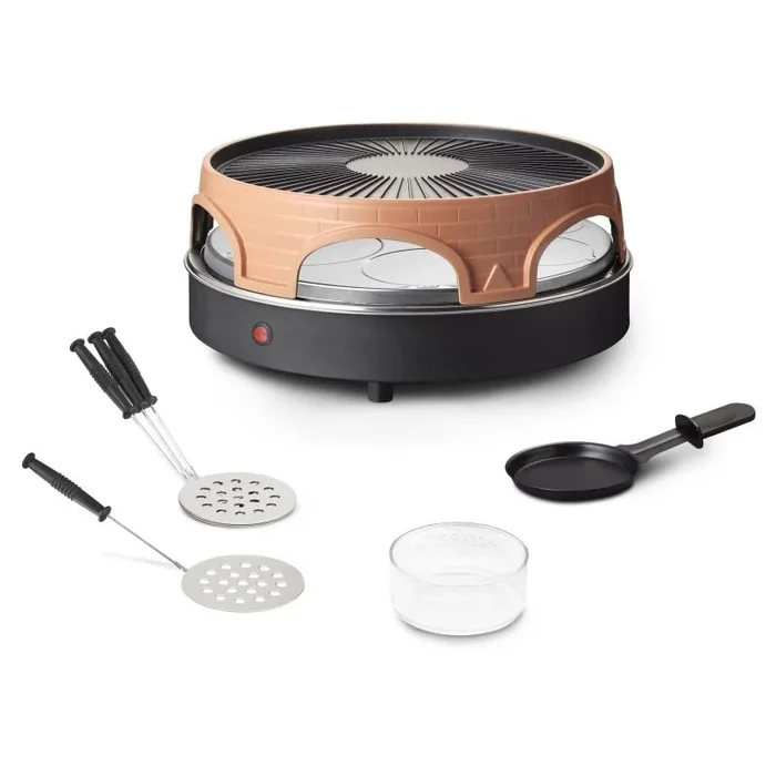 Emerio PO-113255.4 parrilla de interior 1500 W Negro, Marrón