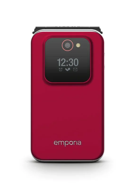 Emporia emporiaJOY-LTE 7,11 cm (2.8″) 115 g Rojo Teléfono para personas mayores