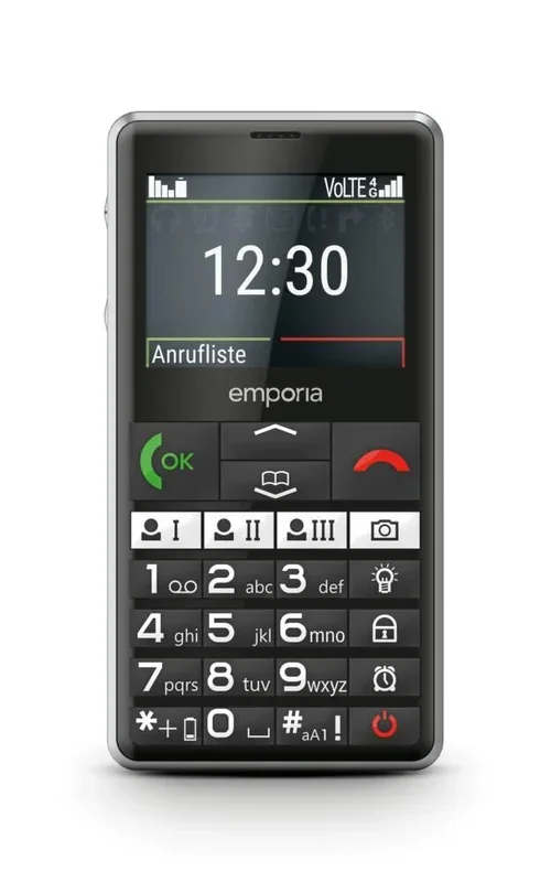 Emporia emporiaPURE-LTE 5,87 cm (2.31″) 107 g Negro Teléfono para personas mayores
