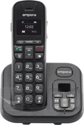 Emporia TH-21AB teléfono Teléfono DECT Identificador de llamadas Negro Alemania