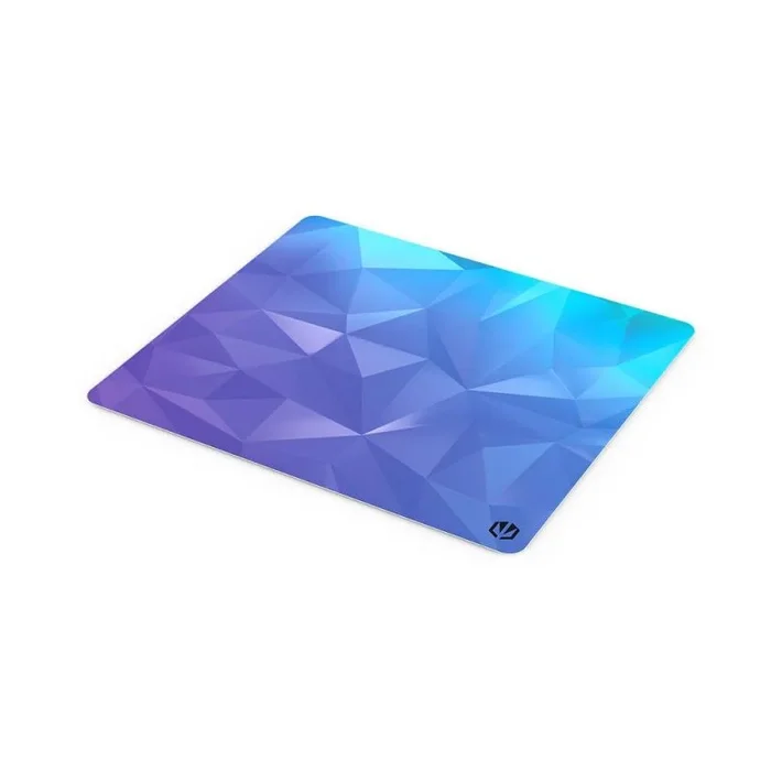 ENDORFY Alfombrilla para ratón Crystal Blue L, 450 x 400 mm, tamaño L, guía para ratón Lisa, Borde Impreso, Base de Goma Antideslizante, diseño Elegante