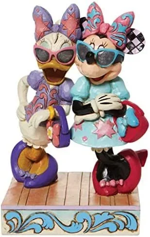 Enesco Jim Shore 6010089 – Figura Decorativa de Minnie y Daisy