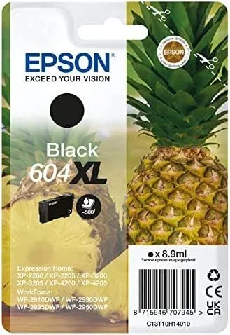Epson 604XL cartucho de tinta 1 pieza(s) Original Alto rendimiento (XL) Negro