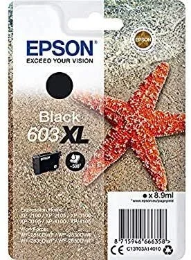 Epson C13T03A14010 adecuado para XP2100 Tinta negro Nr.603XL 8,9ml