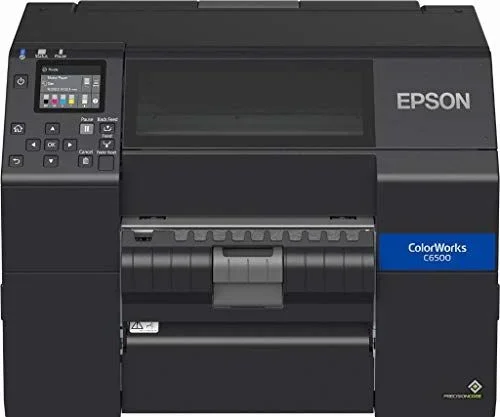 Epson ColorWorks CW-C6500Pe (mk), peeler, disp, USB, Ethernet, black
