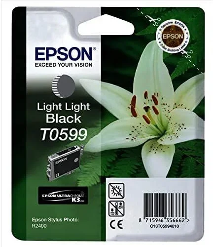 Epson Lily Singlepack Light Light Black T0599 Ultra Chrome K3
