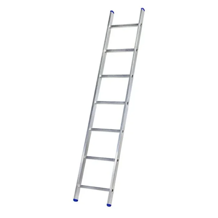 Escalera de aluminio Kastom 1×10 peldaños 150kg 242cm
