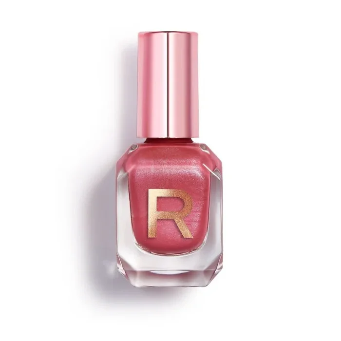 Esmalte de uñas Makeup Revolution High Gloss, tono Satin suave y elegante, acabado brillante, secado rápido, 10 ml, manicure profesional y duradero