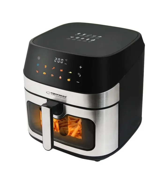 Esperanza eka005 freidora sin grasa 8l, 1600w inox