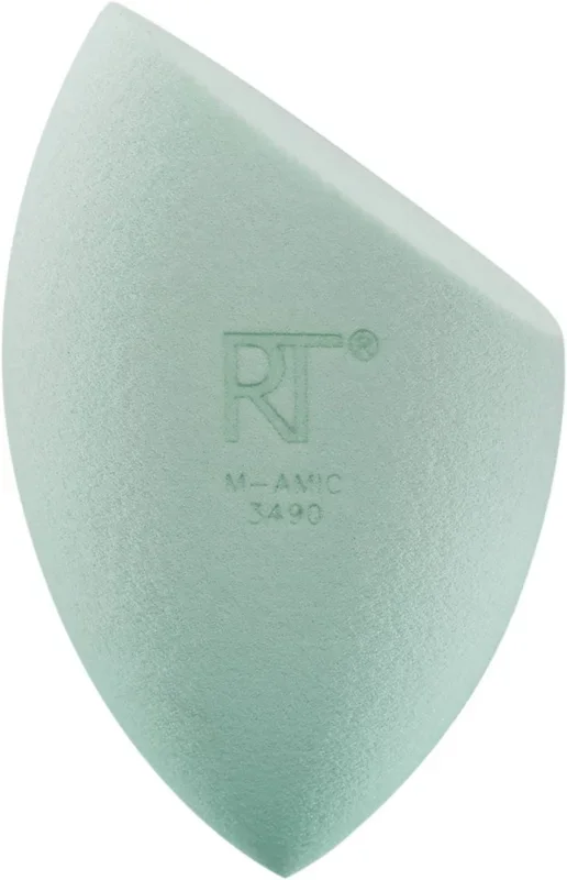 Esponja aplicadora para maquillaje Real Techniques Summer Haze edición limitada, tecnología antimicrobiana, ideal para líquidos, cremas y polvos, acabado impecable