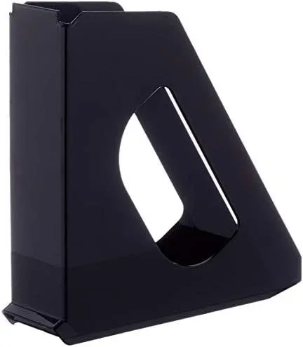 Esselte Europost Vivida 21440 – Revistero estándar, 72mm de lomo, A4, Negro