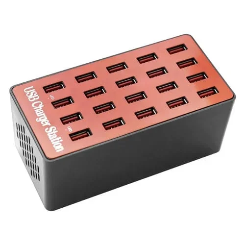 Estación de carga inteligente Wlx-A5 90 W 20 puertos USB (Enchufe Australiano)