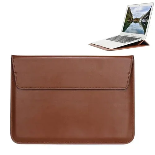 Estuche Cuero PU Estilo Sobre Universal con Soporte para Portátil Tablet 11.6 » (Marrón)