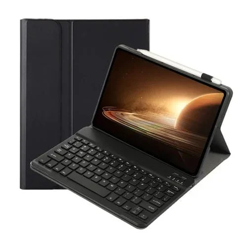 Estuche de Cuero con Teclado Bluetooth para Oppo Pad 2 11.61 » (2023) Op13 (Negro)