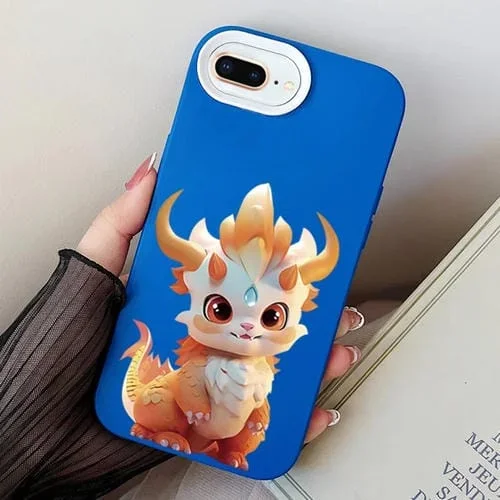 Estuche híbrido para teléfono Loong Baby iPhone 7 Plus/8 Plus TPU (Azul)