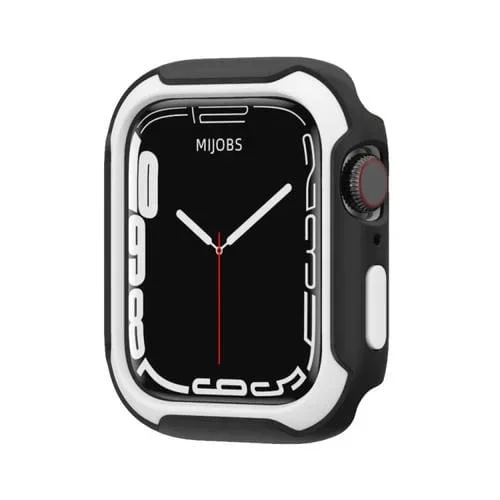 Estuche para Apple Watch Desmontable Dos Colores Series 8/7 45mm y 6/SE/5/4 44mm (Blanco y Negro)