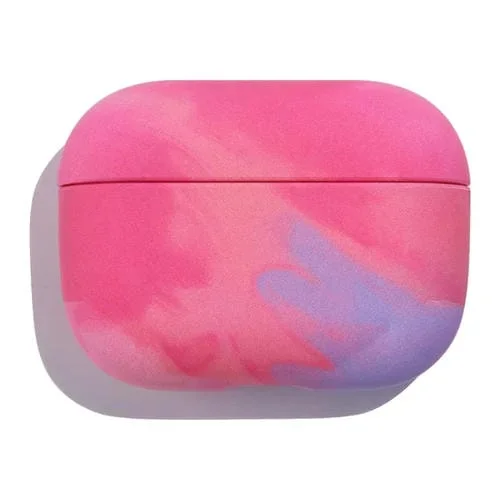 Estuche para Auriculares Airpods Pro Ink Painting Water Sticker PC (Ink Rose Red)