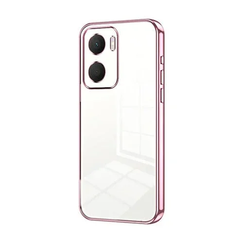 Estuche para Honor Play 40 Plus con Orificio Fino y Revestimiento Transparente (Rosa)