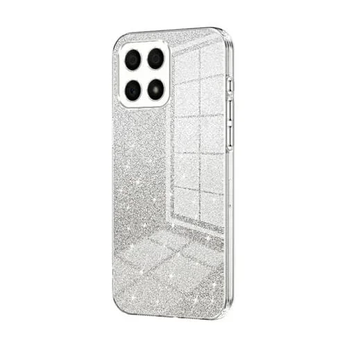 Estuche para Honor X30I Galvanizado con Polvo de Brillo Degradado (Transparente)