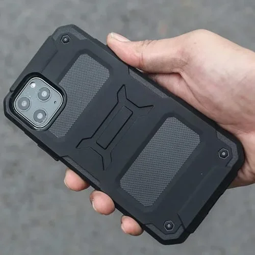Estuche para iPhone 11 Pro Max Fatbear Armor Enfriamiento a Prueba de Golpes (Negro)