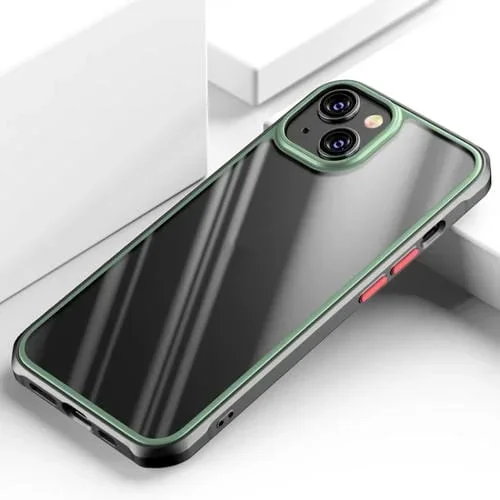 Estuche para iPhone 13 Mini TPU + PC a Prueba de Golpes con Protección en Esquinas (Verde)