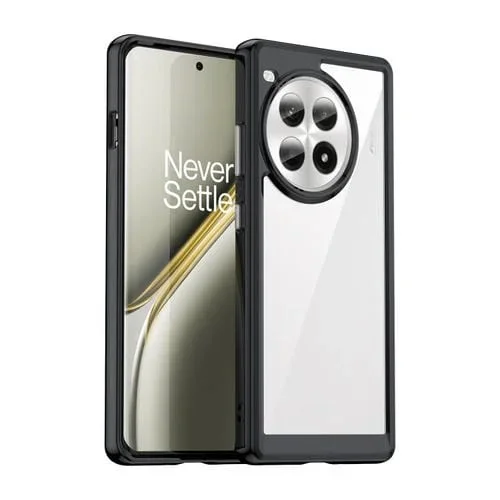 Estuche para OnePlus Ace 3 Pro Colorful Series TPU Híbrido Acrílico (Negro)