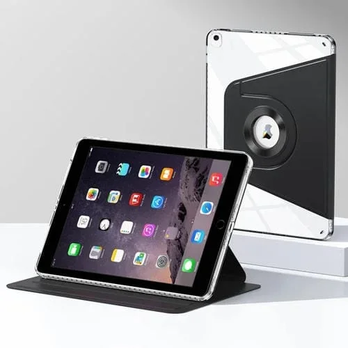 Estuche para Tableta Apple iPad Air Air 2 9.7 2017 2018 Cuero Partido Magnético (Negro)