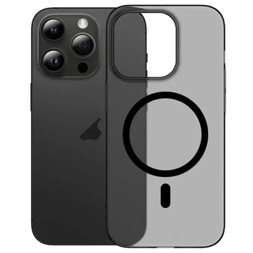Estuche para Teléfono Apple iPhone 12 Pro Max Magsafe Ice Fog Alta Transparencia (Gris Translúcido)