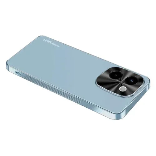 Estuche para Teléfono con Galvanoplastia Acrílica Esmerilada para Vivo Y200 Ag (Azul Sierra)