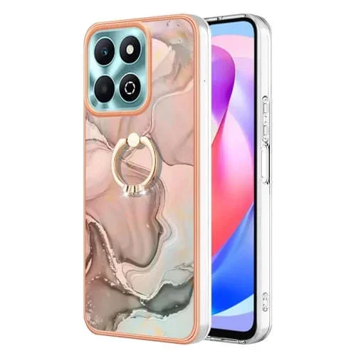 Estuche para Teléfono Honor X6B con IMD Doble Cara y Galvanoplastia Mármol (Oro Rosa)