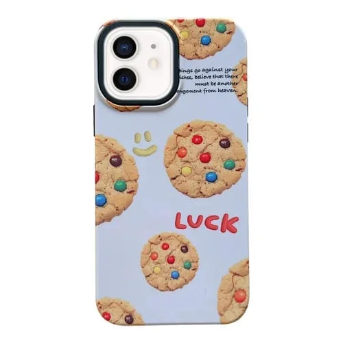 Estuche para Teléfono iPhone 11 2 En 1 PC + TPU a Prueba de Golpes (Galletas)