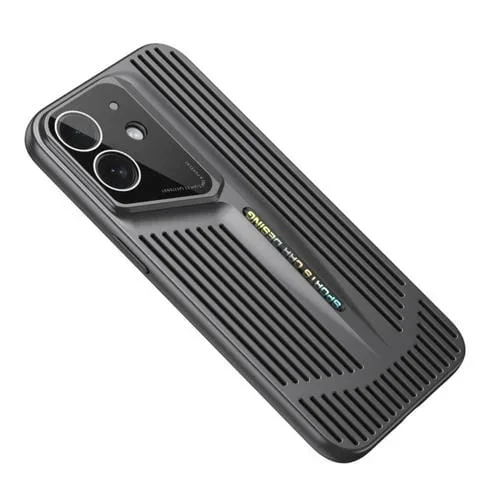 Estuche para teléfono iPhone 12 Blade Cooling PC cobertura total (Negro Grafito)
