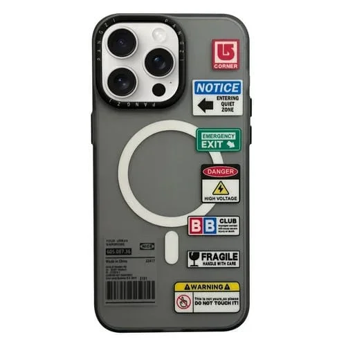Estuche para Teléfono iPhone 14 Pro Imd Magsafe Esmerilado Doble Capa (Etiqueta Personalizada)