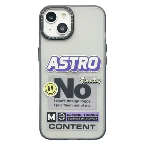 Estuche para Teléfono iPhone 14 TPU + PC Doble Capa Esmerilado Serie Imd (Púrpura Astro)
