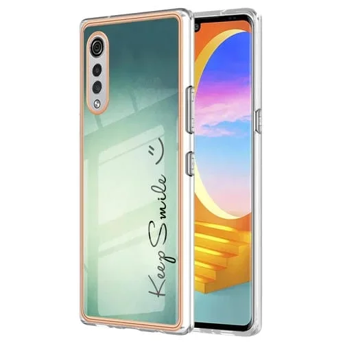 Estuche para Teléfono LG Velvet 5G 4G G9 Imd Doble Cara Mármol Galvanizado (Sonrisa)