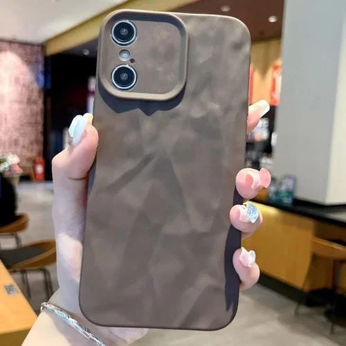 Estuche para Teléfono TPU iPhone Xs Max Textura de Arrugas Esmeriladas (Gris)