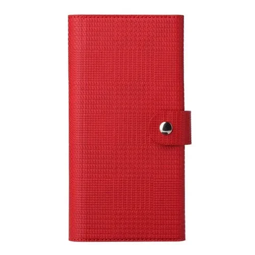 Estuche para Teléfono Vili Gha Series iPhone 14 Pro Max con Tapa Horizontal Magsafe Rfid Cuero a Prueba de Golpes (Rojo)