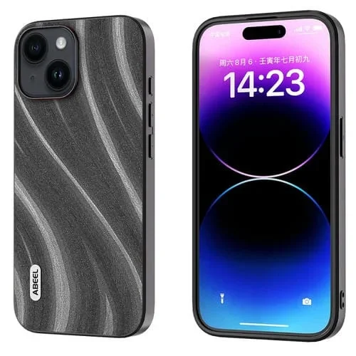 Estuche Protector para Teléfono Abeel iPhone 14 Plus Patrón Galáctico (Gris)