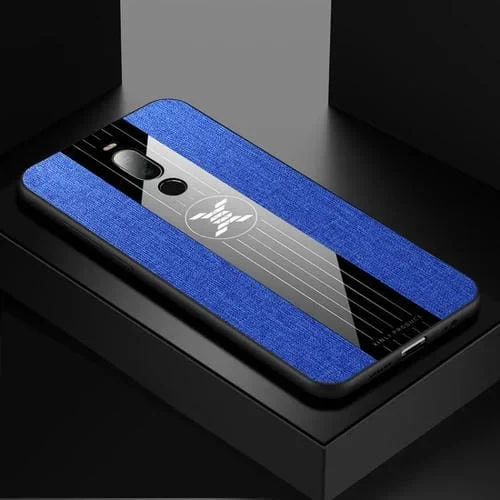 Estuche Protector TPU para Meizu Note 8 Xinli a Prueba de Golpes con Tela de Costura (Azul)