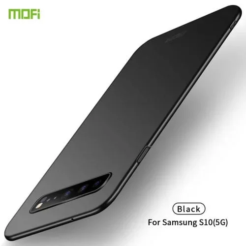 Estuche rígido Mofi Frosted para Galaxy S10 5G Ultrafino (Negro)