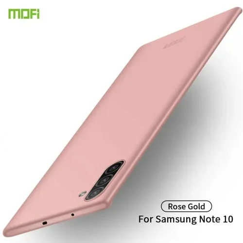 Estuche rígido Mofi Frosted PC para Galaxy Note10 Ultrafino (Oro Rosa)