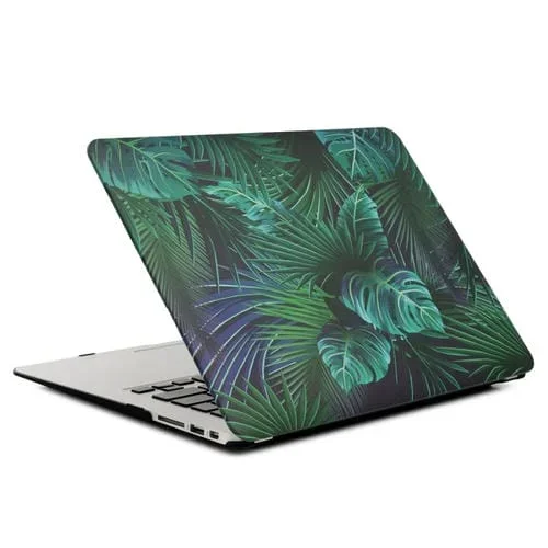 Estuche rígido para PC MacBook Air 13,3 pulgadas patrón hojas de palma