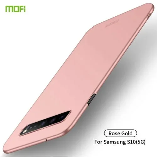 Estuche rígido ultrafino para Galaxy S10 5G Mofi Frosted PC (Oro Rosa)